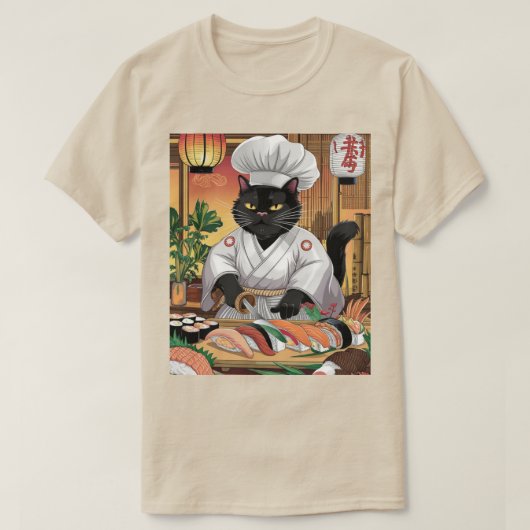 Meister der japanischen Küche T-Shirt (Design vorne)