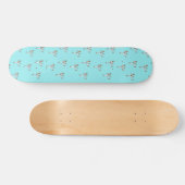 Meister der Kampfkunst in Blau Skateboard (Horizontal)