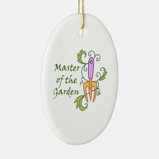 MEISTER DES GARTENS KERAMIKORNAMENT (Rechts)