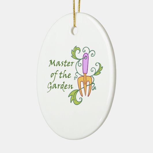 MEISTER DES GARTENS KERAMIKORNAMENT (Links)