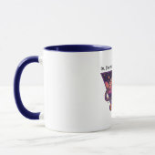 Meister des Geistes - Personalisierte Dr. [Name] T Tasse (Links)
