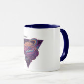 Meister des Geistes - Personalisierte Dr. [Name] T Tasse (VorderseiteRechts)