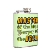 Meister des Hops-Homebrew-Brauermusters Flachmann (Rechts)