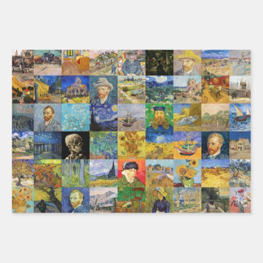 Meister des Impressionismus - Meisterwerke - Patch Geschenkpapier Set (Vorderseite 2)