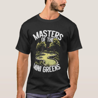 Meister des Mini Greens Minigolf T-Shirt