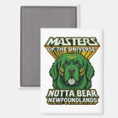 Meister des Newfiversums Magnet (Vorderseite/Rückseite)