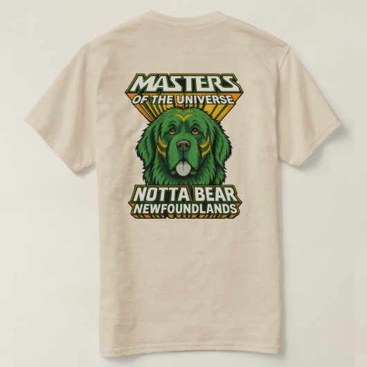 Meister des Newfiversums T-Shirt (Design Rückseite)