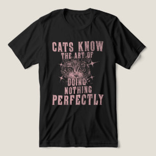 Meister des Nichtstun- Entspannende Katze Lover Tri-Blend Shirt