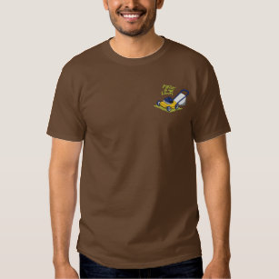Meister des Rasens Besticktes T-Shirt