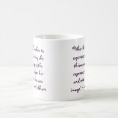 Meister Eckhart Zitat-Tasse Kaffeetasse (Mittel)