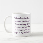 Meister Eckhart Zitat-Tasse Kaffeetasse (Links)