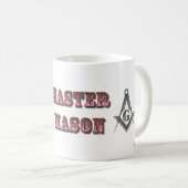 Meister eines Maurers Kaffeetasse (VorderseiteRechts)