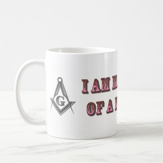Meister eines Maurers Kaffeetasse (Links)