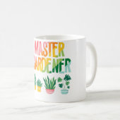 Meister-Gärtner Gärtnern Gärtner Kaffeetasse (VorderseiteRechts)