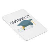 Meister-Grad für lustigen Abschluss Magnet (Rechte Seite)
