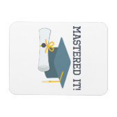Meister-Grad für lustigen Abschluss Magnet (Horizontal)