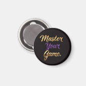 Meister Ihres Spiels Magnet (Vorderseite/Rückseite)