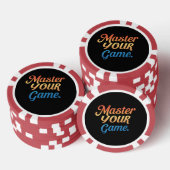 Meister Ihres Spiels Pokerchips (Stapel)