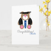 Meister in der Bildungsglückwunsch-Bärnkarte Karte (Gelbe Blume)