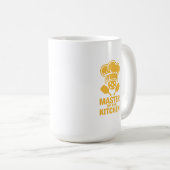 Meister in der Küche  Kaffeetasse (VorderseiteRechts)