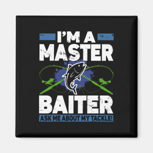 Meister Iter Shirt Lustig Angeln Fischer Fisch Magnet