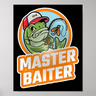 Meister Iter Vintage B Angeln Lustiger Angler 1  Poster