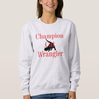 "Meister-Katzewrangler-" Sweatshirt