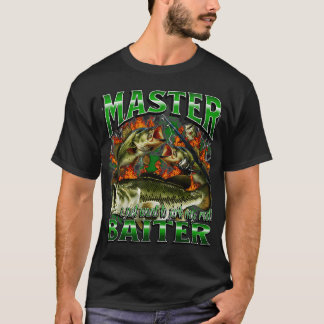 Meister-Köder-Angler Humor Bass-Angler T-Shirt