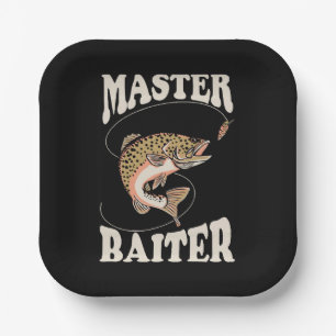 Meister-Köder-Angler Pappteller