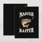 Meister-Köder-Angler Postkarte (Vorne/Hinten)