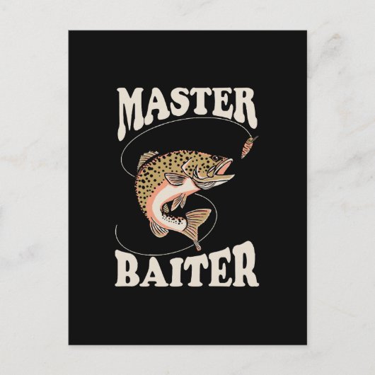 Meister-Köder-Angler Postkarte (Vorderseite)