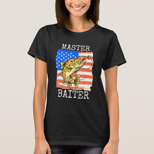 Meister-Köder für Fischer oder Angeln 3 T-Shirt (Vorderseite)