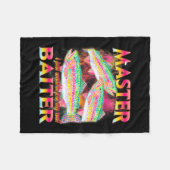 Meister-Köder lustig beleidigend Angeln Meme Grafi Fleecedecke (Vorderseite (Horizontal))