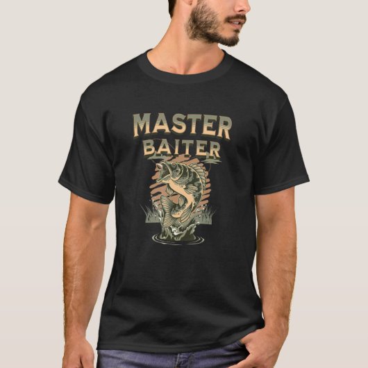 Meister Köderfischer Angeln T-Shirt (Vorderseite)