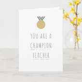 Meister-Lehrer-Phonik-Gruß-Karte Karte (Gelbe Blume)