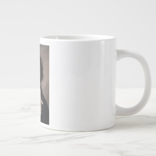 Meister Ludwig Beethoven Symphony Music Composer Jumbo-Tasse (Rechts)