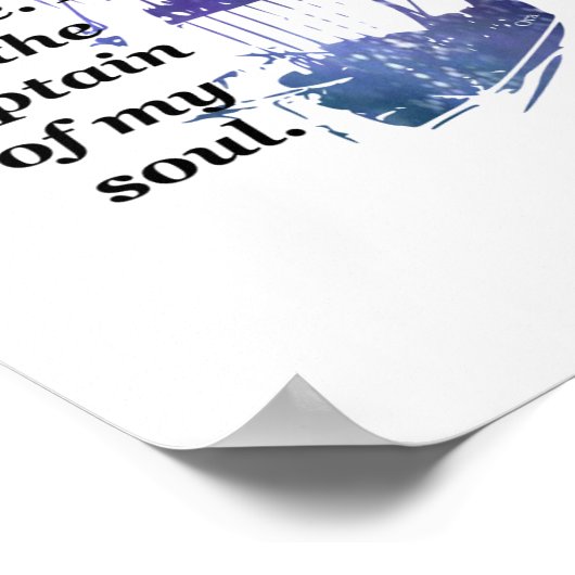 Meister meines Schicksals Poster (Ecke)