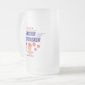 Meister-Multitasking-Funny-Statement Mattglas Bierglas (Vorderseite Links)