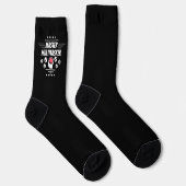 Meister-Multitasking-Funny-Statement Socken (Rechts)