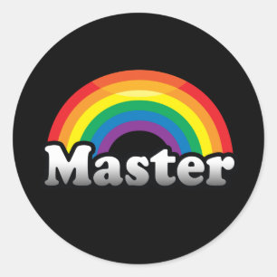 MEISTER STOLZ RUNDER AUFKLEBER