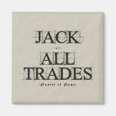 Meister vieler Berufe Magnet (Vorne)