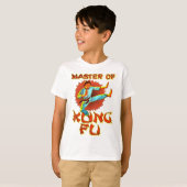 Meister von Kung Fu, Retro-Shirt T-Shirt (Vorne ganz)