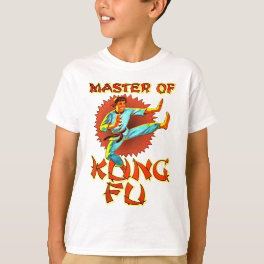 Meister von Kung Fu, Retro-Shirt T-Shirt (Vorderseite)
