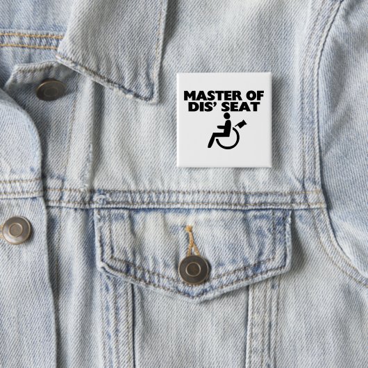 Meister von Seat-Rollstuhl DIS Button (Beispiel)