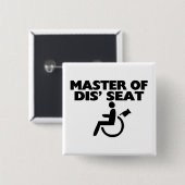 Meister von Seat-Rollstuhl DIS Button (Vorne & Hinten)