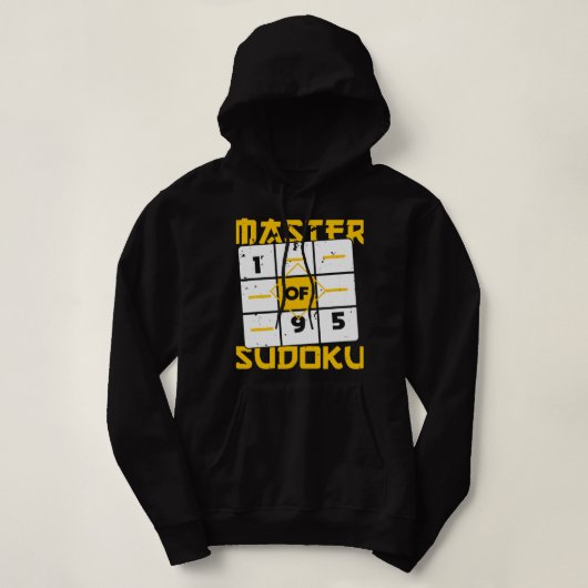 Meister von Sudoku Sudoku Champion Math Game Joke  Hoodie (Design vorne)