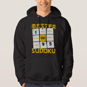 Meister von Sudoku Sudoku Champion Math Game Joke  Hoodie