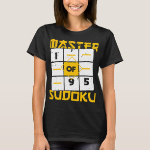 Meister von Sudoku Sudoku Champion Math Game Joke  T-Shirt