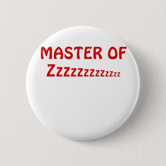 Meister von Zzzzzz Button (Vorderseite)