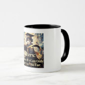 Meister, weil B so weit ist Tasse (VorderseiteRechts)